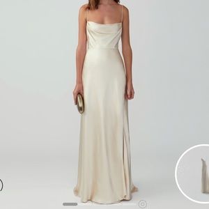 Brand new never been worn Frame and Partners Strappy Draped Gown.